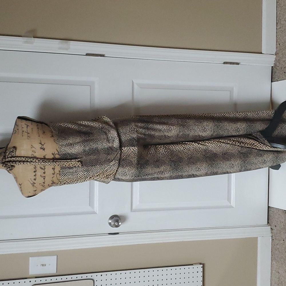 Vintage 80's Janine Designer Python Halter Snakes… - image 7